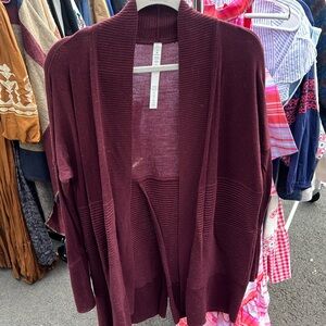 Lululemon Open Front Cardigan